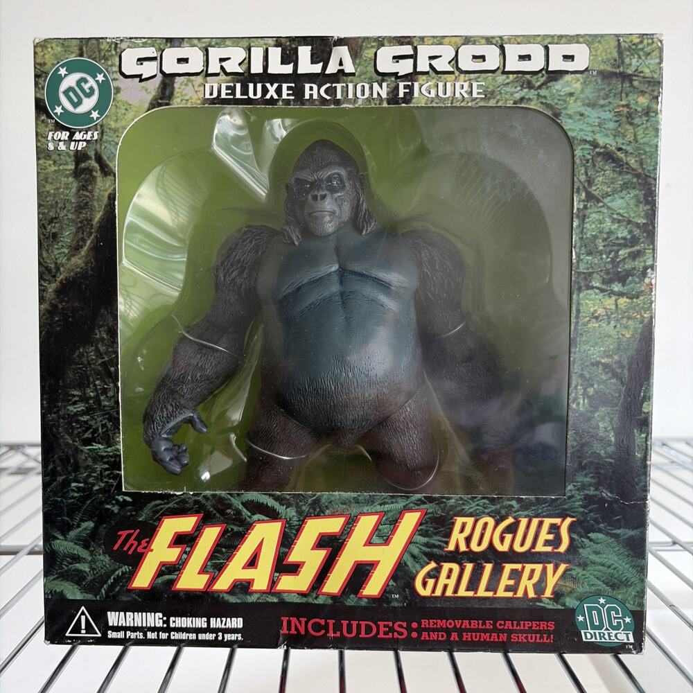 DC Direct Gorilla Grodd Deluxe Action Figure Flash Rogues Gallery NEW
